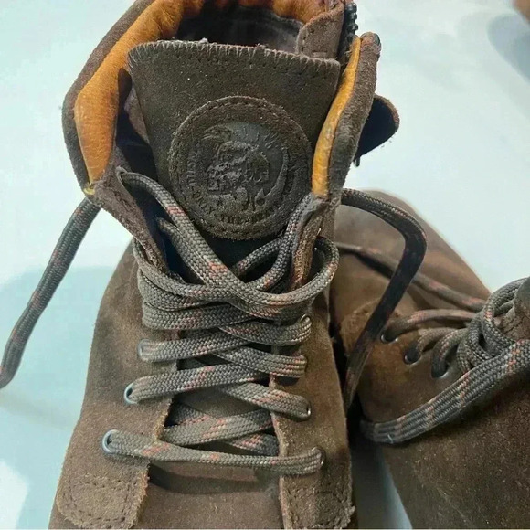 Diesel only the Brave Side Zipped Brown Ancle Boots Men's US 7 RN93243 Leather - Picture 7 of 8